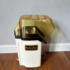 Vintage Presto PopCorn Now Hot Air Popper 0481008 Continuous Corn
